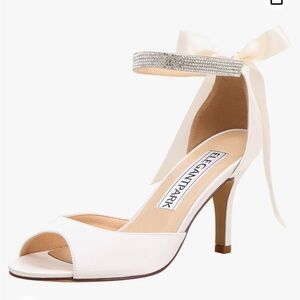 Ivory wedding heels, never worn!
